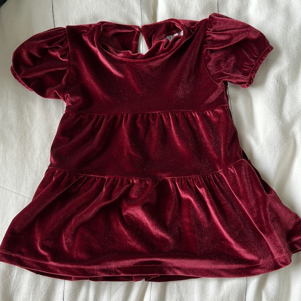 Perfect for the holidays! Zara velvet dress size 12-18 months